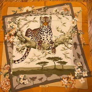 Salvatore Ferragamo leopard scarf